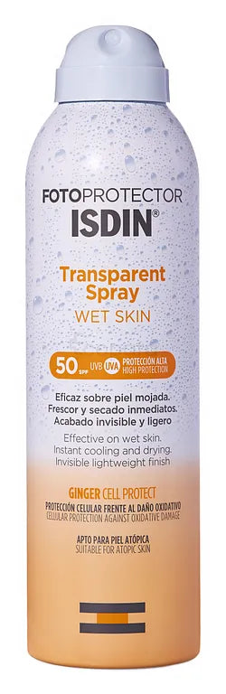 ISDIN FOTOPROTECTOR TRANSPARENT SPRAY WET SKIN SPF50 250ML