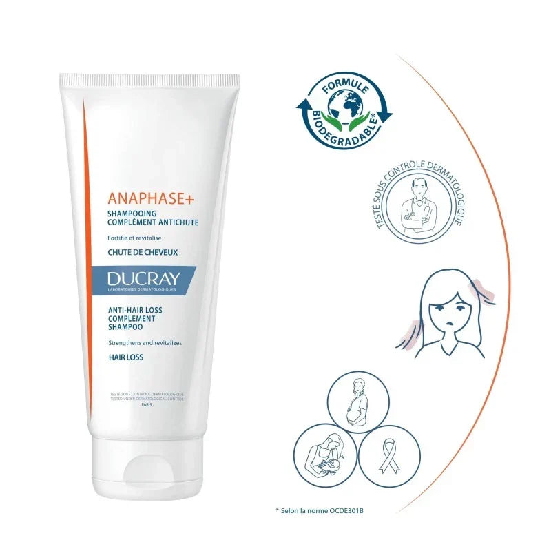 Ducray Anaphase+ Shampooing Complement Anti Chute 200ml