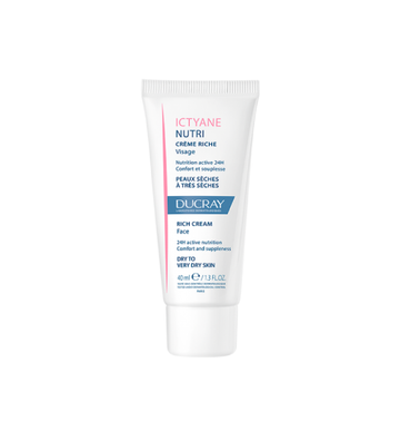 DUCRAY ICTYANE NUTRI CRÈME RICHE VISAGE 40 ML