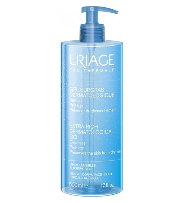 Uriage – Gel Surgras Liquide Dermatologique – 500 ml