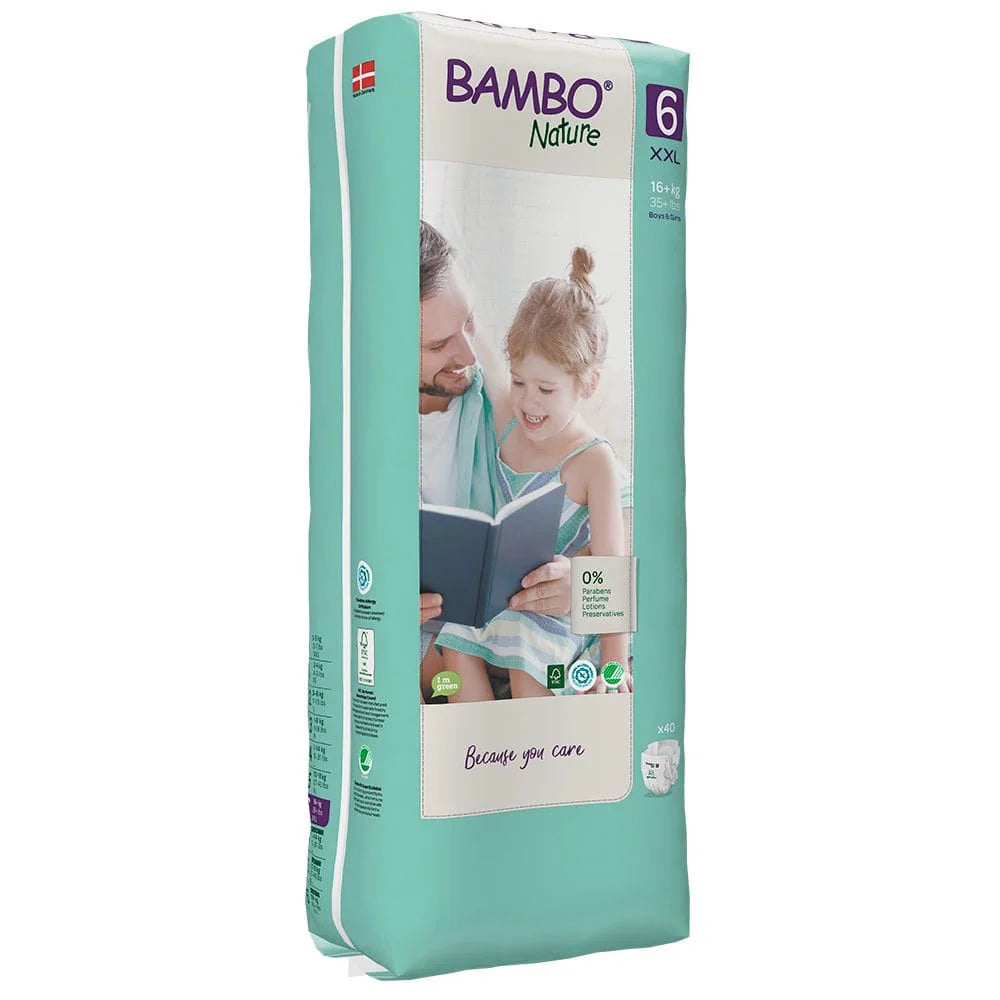 Bambo Nature 6, couches XXL +16kg/40un