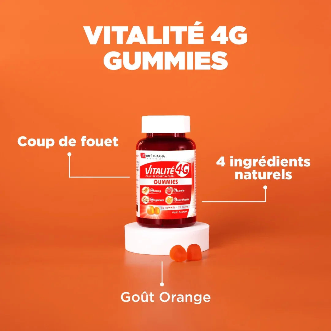 FORTE PHARMA VITALITE 4G BOITE DE 60 GUMMIES