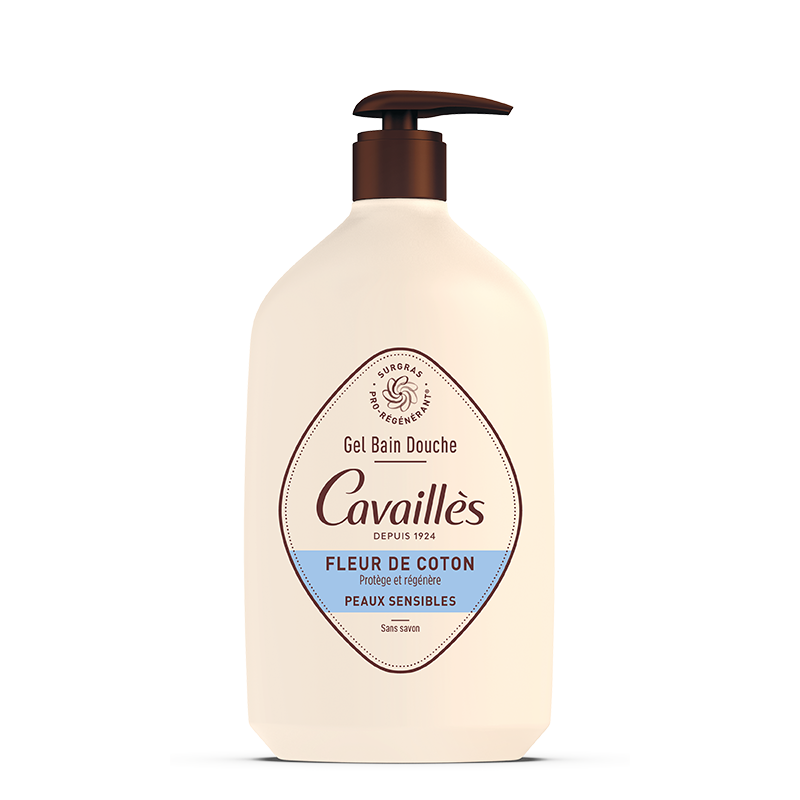 Rogé Cavaillès Gel Bain Douche Fleur de Coton 1 L