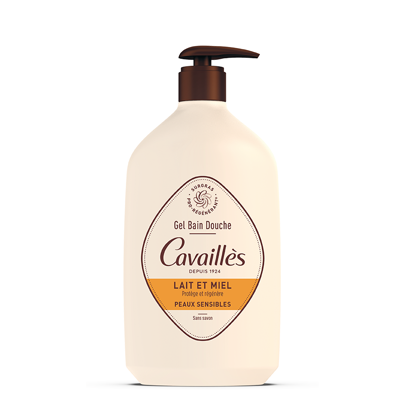 Rogé cavaillès Gel Bain Douche Lait et Miel 1L