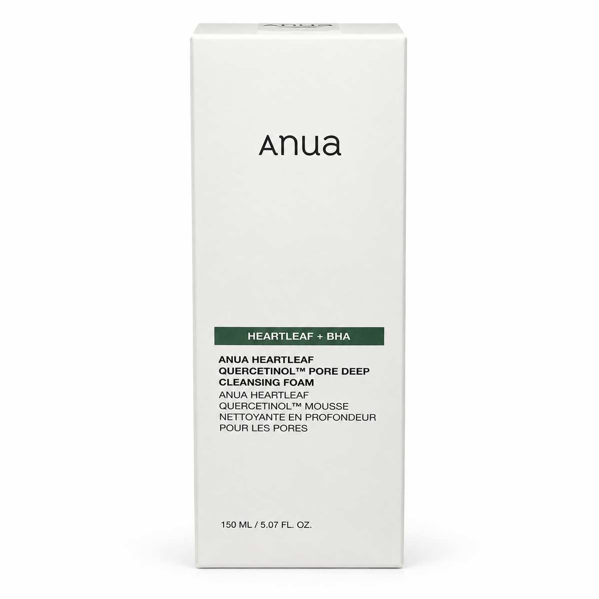 ANUA Heartleaf Quercetinol Pore Deep Cleansing Foam – Mousse nettoyante 150 ml