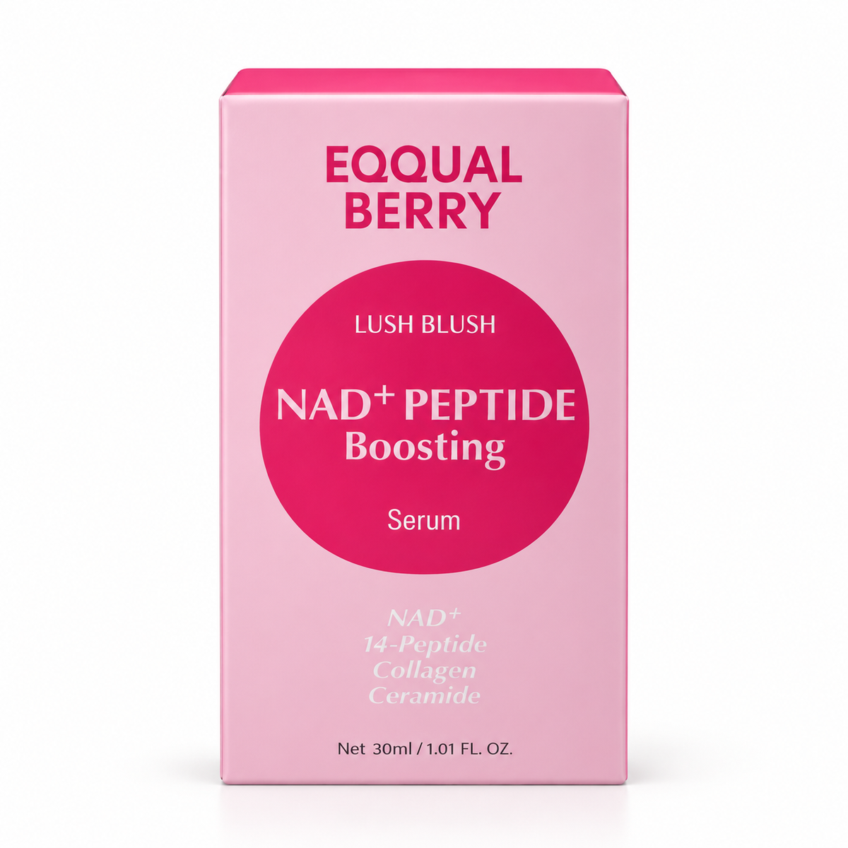 EQQUALBERRY NAD+ Peptide Boosting Serum – Sérum hydratant et raffermissant 30 ml