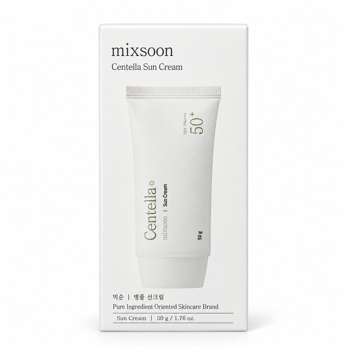 MIXSOON Centella Sun Cream – Crème solaire SPF50+ PA++++ 50 g