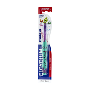 ELGYDIUM Kids Monster 2/6 ans brosse à dents enfant
