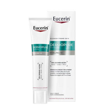 EUCERIN DERMOPURE CLINICAL PEELING 10 SOIN DE NUIT RENOVATEUR 40ML