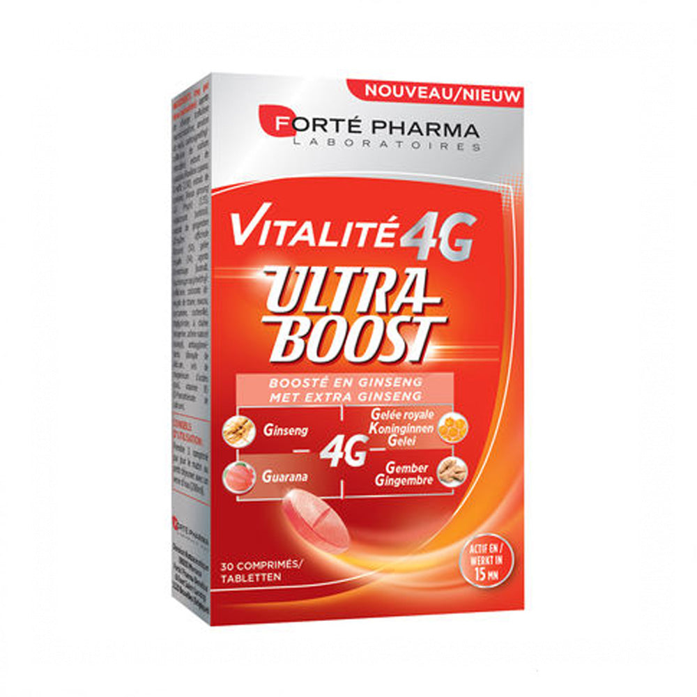 Forté Pharma Vitalité 4G Ultra Boost Avec Ginseng 20 Comprimés