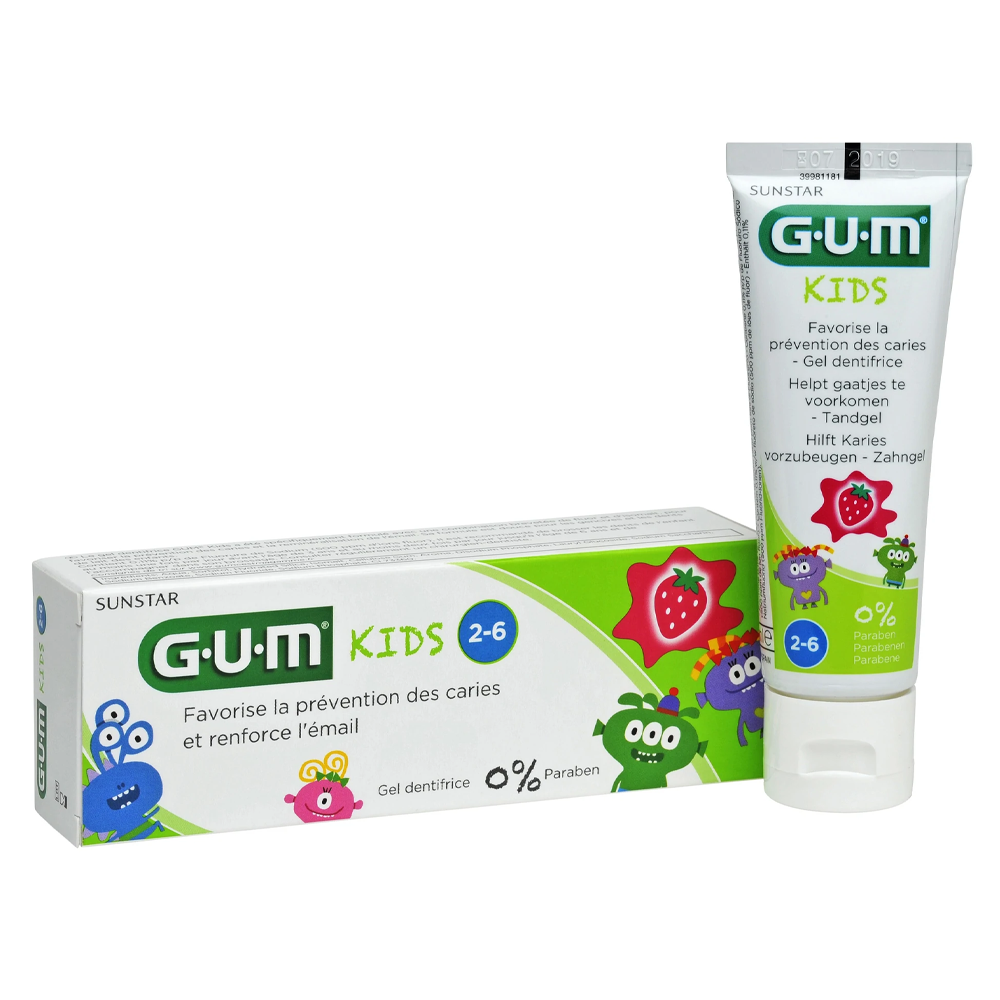 Gum KIDS 2-6 ans Gel Dentifrice 50ml (3000)
