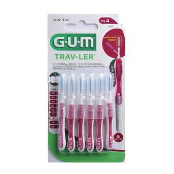 Gum PROXABRUSH TRAV-LER Brossette Interdentaire 1,4mm (1612)