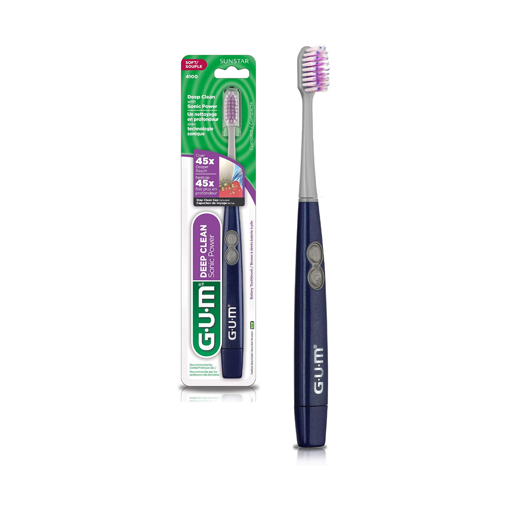 Gum SONIC DAILY Brosse à Dents Electrique à Pile (4100)