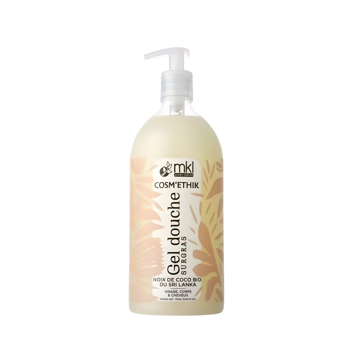 MKL GREEN NATURE COSM'ETHIK GEL DOUCHE SURGRAS NOIX DE COCO DU SRI LANKA 1L