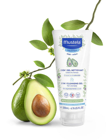 Mustela Gel Nettoyant 2 en 1 Cheveux et Corps - 200ml