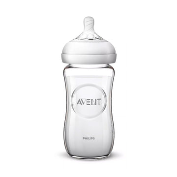 AVENT Biberon En Verre Natural 240ml +0m scf053/17