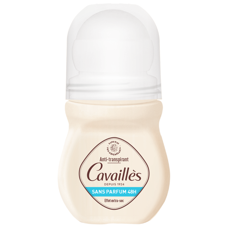 Rogé cavaillès Déo Absorb+ Sans Parfum 48h Roll-on 50ml