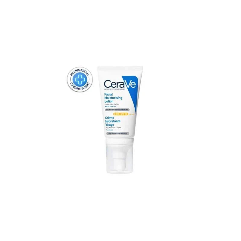 CeraVe Crème Hydratante Visage 52ml – Hydratation & Protection Peau Normale à Sèche