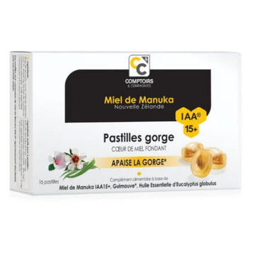 Comptoirs & Compagnie Pastille Cœur FMiel Manuka IAA15+ondant de
