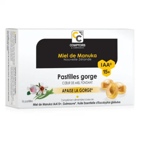 Comptoirs & Compagnie Pastille Cœur FMiel Manuka IAA15+ondant de