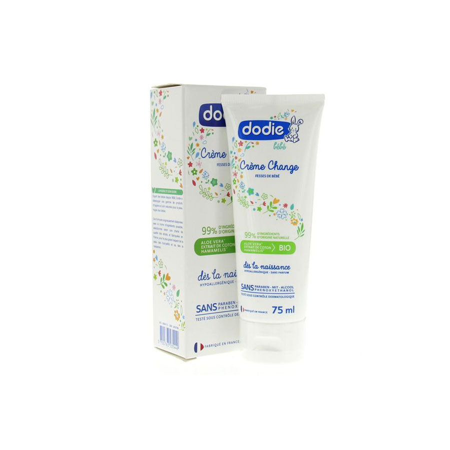 Dodie Crème de change sans parfum – 75ml