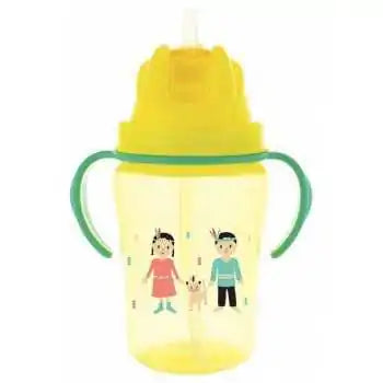DODIE Tasse paille +18mois Jaune 350 ml
