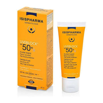 Isis Pharma Uveblock  pack Fluide Teinté Medium spf50+ 40 ml