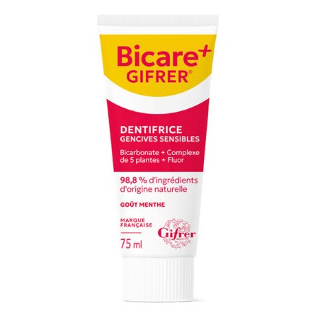 GIFRER Bicare Plus Dentifrice Gencives Sensibles 75ml