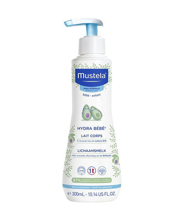 Mustela Lait Corps Hydra Bébé à l'Avocat BIO - 300ml