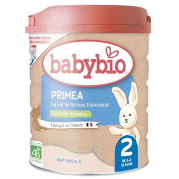 BABYBIO LAIT BIO INFANTILE PRIMEA 2 POUR BEBE DE 6 MOIS A 12 MOIS