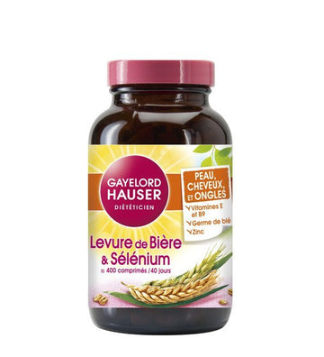 Gayelord Hauser Levure de Bière &amp; Sélénium – 400 Comprimès