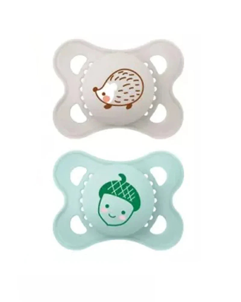 MAM  Lot de 2 Sucettes Original 0-6 mois - Hérisson & Gland