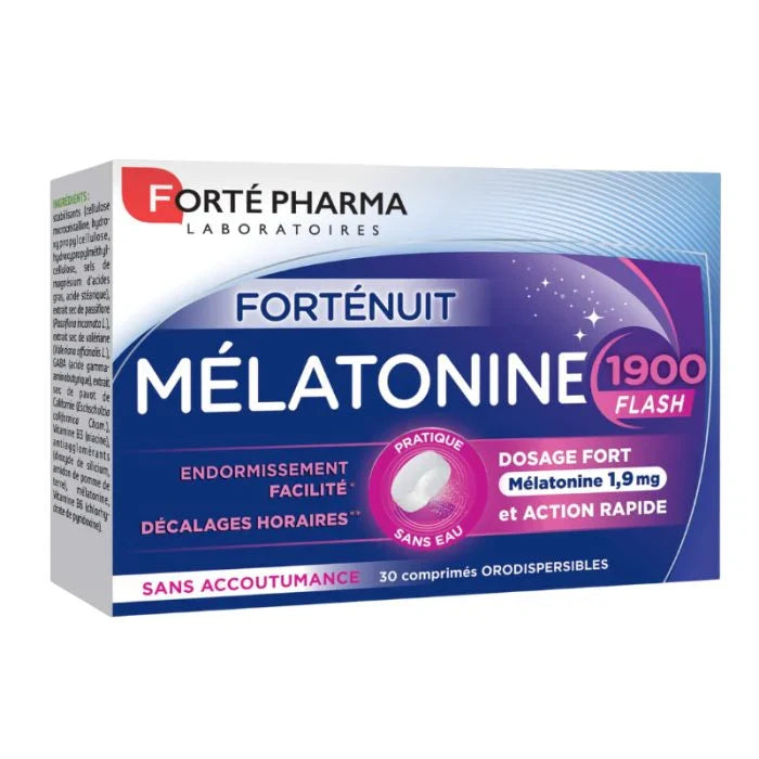 Forte Pharma forte nuit melatonine 1900 flash 30 comprimes