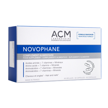 Acm Novophane ongles et cheveux – 60 capsules