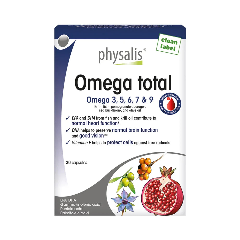 Physalis Oméga Total 3.5.6.7 & 9 30 Capsules