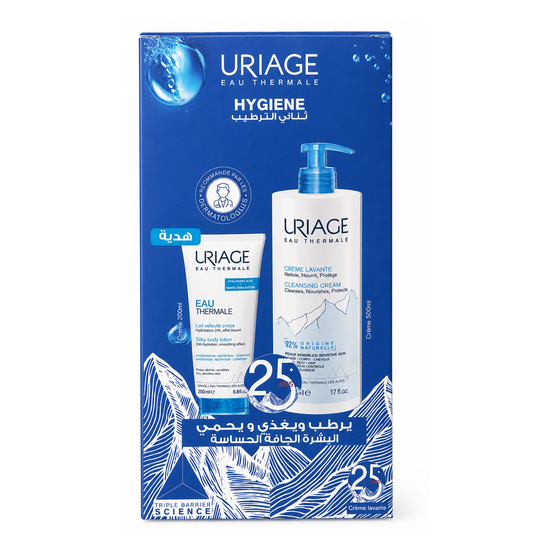 URIAGE CREME LAVANTE 500ML = Lait Velouté 200 ml Offert