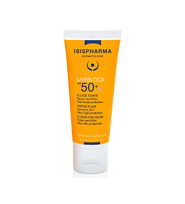 ISISPHARMA UVEBLOCK FLUIDE 50+ TEINTE CLAIRE 40ML