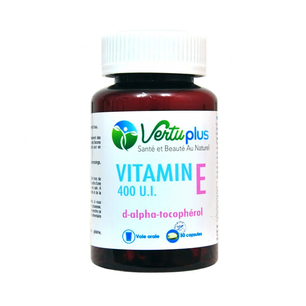 Vertu Plus Vitamine E 50 Capsules
